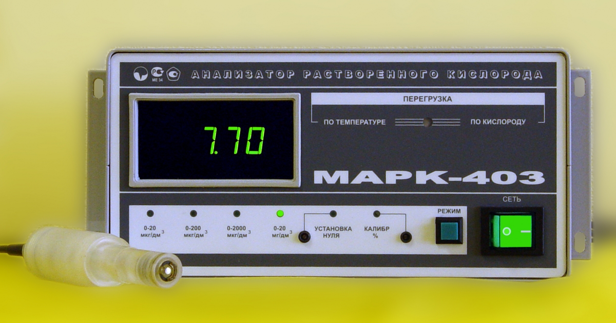 Вниманию пользователей Анализаторов растворенного кислорода МАРК-403